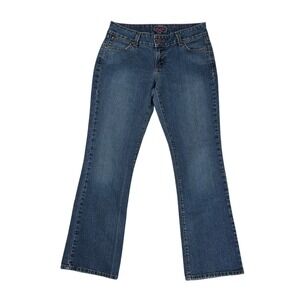 Wrangler Y2K Style Bootcut Jeans Womens 7/8 x 30 Low Rise Stretch Casual Denim‎